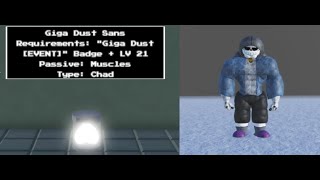 GigaDust Character Showcase  Gameplay Undertale Soul Ops AUs Destruction [upl. by Keever]