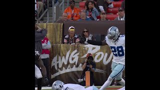 Trevon Diggs intercepts the Deshaun Watson pass vs Cleveland Browns [upl. by Rhoades464]