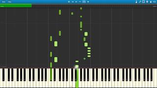 Loituma  Ievan Polkka Piano Tutorial Synthesia Eino Kettunen [upl. by Mab52]