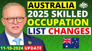 Australia 5 Changes to Skilled Occupation List Expected in 2025  Australia Visa Update [upl. by Spike903]