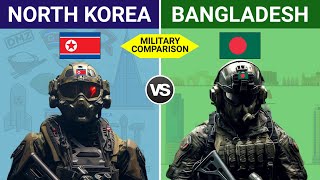 North Korea vs Bangladesh Military Power Comparison 2024 [upl. by Goldfinch]