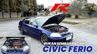 REVIEW  HONDA CIVIC FERIO 1997 SWAP ENGINE B SERIES DOHC VTEC TYPE R [upl. by Selia396]