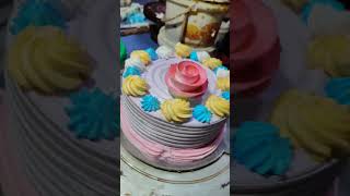 3 Vanilla cake amazing decoration 🎂🔥 cake vanilla cupcake shortsfeed shorts [upl. by Kokaras]