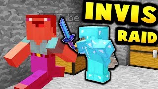 INVISIBLE RAID  Minecraft FACTIONS 714 [upl. by Onilatac]