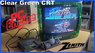 The Translucent Green CRT  Zenith 13quot Consumer TV [upl. by Noemad]