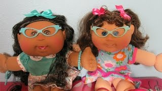 CABBAGE PATCH BABY DOLLS kids New Fashions Unboxing  Tiffany meets a friend Outing next video [upl. by Ailssa45]