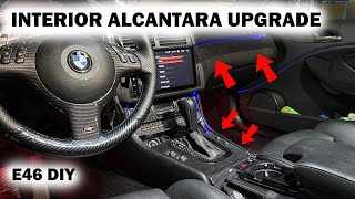 20 E46 INTERIOR TRIM UPGRADEREPLACEMENT  FULL BMW INTERIOR TRANSFORMATION [upl. by Alford]