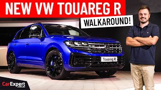 2024 Volkswagen Touareg R First look walkaround [upl. by Enyamrahc]