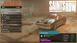 Saints Row Car Customization Options [upl. by Lavinie]