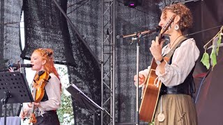 Diese kalte Nacht  FAUN Cover  LIVE Duo Bogenspiel vom Monheimer Stadtfest 2023 [upl. by Genisia]