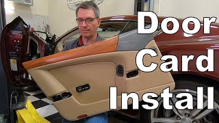 Installing the Door Cards in an Aston Martin DB9 [upl. by Akiram]