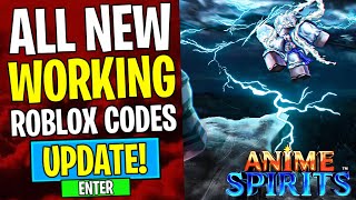 NEW Anime Spirits Codes  Roblox Anime Spirits Codes October 2024 [upl. by Detta]