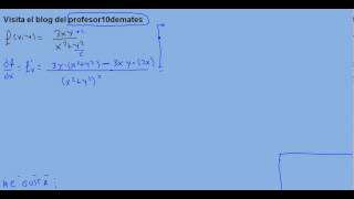 derivadas parciales 10 funciones de varias variables [upl. by Ober]