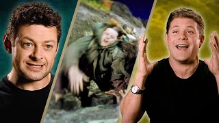 LOTR bloopers When Andy Serkis accidentally INJURED Sean Astin and made him angry on Set [upl. by Gurias]