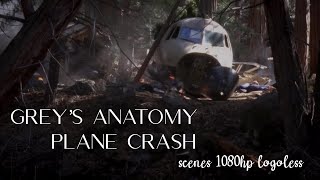 grey’s anatomy plane crash scenepack 1080hp logoless [upl. by Airdna461]