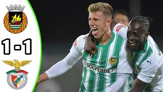 Rio Ave vs Benfica 11 Highlights Primeira Liga Portugal 2024 Efootball Game Play [upl. by Nerraf]