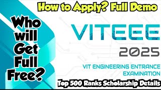 VITEEE 2025How to apply for VITEEE 2025Full demo video to apply for VITEEE 2025Vincent Maths [upl. by Damek]