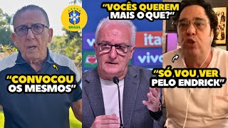 GALVÃO BUENO FALA SOBRE CONVOCAÇÃO DA SELEÇÃO BRASILEIRA PARA COPA AMÉRICA [upl. by Fromma]