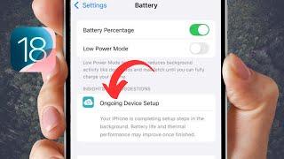 How To Fix Ongoing Device Setup on iPhone iOS 18 [upl. by Bellis]