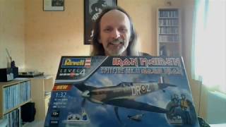 Plain Talking Reviews Revells 132 Iron Maiden Aces High Spitfire MkII [upl. by Sokul746]