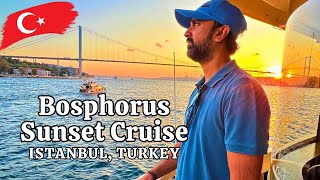 BOSPHORUS Sunset Cruise  Istanbul Turkey [upl. by Rekcut]