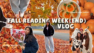 UOFT FALL READING WEEKEND VLOG halloween party thrifting pumpkin carving etc [upl. by Aliled]