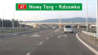 DK47 Nowy Targ  Rdzawka  Zabornia S7 ● Nowa Zakopianka ●2024● [upl. by Otti]