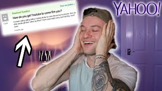 How Do You Get Youtube To Come Film You   Dumbest Yahoo Questions 1 [upl. by Bahner722]