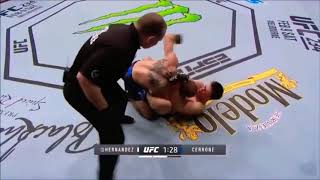 Donald Cerrone TKOs Alex Hernandez and gets called out by McGregor [upl. by Blaseio]