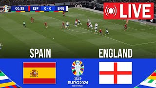 🔴 LIVE  Spain vs England  UEFA EURO 2024  FINAL  Full Match Streaming [upl. by Aehsal]