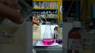 Fun using KMnO4 solution PracticalTheoryClassroom subscribe viralvideo viral science [upl. by Alec]