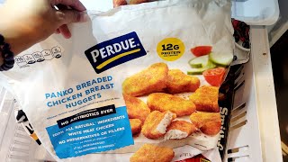 🍗🐔perdue panko breaded chicken breast nuggets🐔🍗 food review😋😌 [upl. by Farmer]