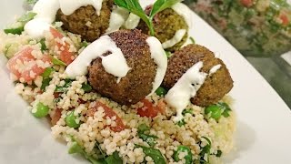 GESUND amp VEGAN  schneller Couscous Salat zum mitnehmen  FitnessDessertde [upl. by Haldeman412]