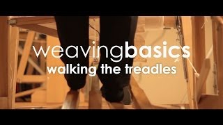 Weaving Basics Walking the Treadles [upl. by Tavie]