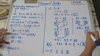 Program for fibonacci series with logic explanation [upl. by Ashwin]