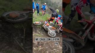 shortvideo Fail con la ktm😂✊🏻💨💨 endurolife fail motos [upl. by Bowerman512]