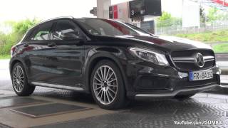 2014 MercedesBenz GLA 45 AMG X156  Exhaust Sounds [upl. by Uhthna]