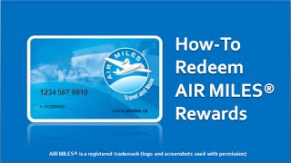 How to Redeem AIR MILES [upl. by Sedruol]