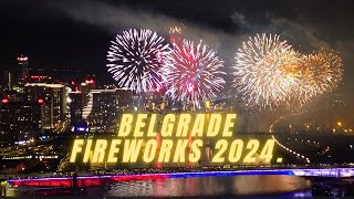 VATROMET U BEOGRADU 2024 BELGRADE FIREWORKS [upl. by Burch614]