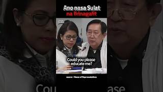 ANO NASA SULAT NA IKINAGALIT VPSara OVP OVPBudget [upl. by Kippar99]