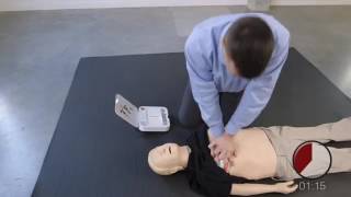 Using the Lifepak CR2 AED Defibrillator [upl. by Natka]