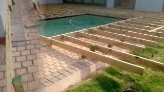 Building a Wooden Pool Deck [upl. by Singhal]