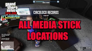 Where Are The Media Sticks In GTA 5 Online All Four Locations [upl. by Campy]