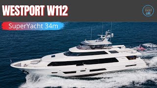 WESTPORT W112 SuperYacht  The Most Successful Superyacht in the World Just Got a NextGen Makeover [upl. by Claus719]