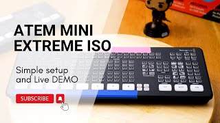 ATEM Mini Extreme ISO Setup Process and Live Demo [upl. by Middendorf]