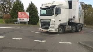 Leaving ASDA Cumbernauld North Lanarkshire to Allandale Falkirk District Scotland UK [upl. by Ardyce]