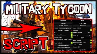 BEST Military Tycoon New Script 2024 Very OP [upl. by Erelia52]