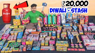 New 2024 Diwali Stash Worth ₹30000 Testing  30 हज़ार रूपये के पटाखे🔥🔥 [upl. by Yhtommit223]