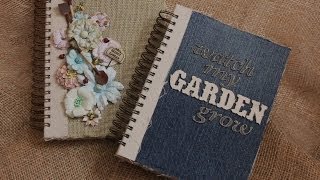 Garden JournalScrapbook Tutorial [upl. by Nomla139]