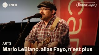 Le chanteur acadien Fayo est décédé [upl. by Morty]